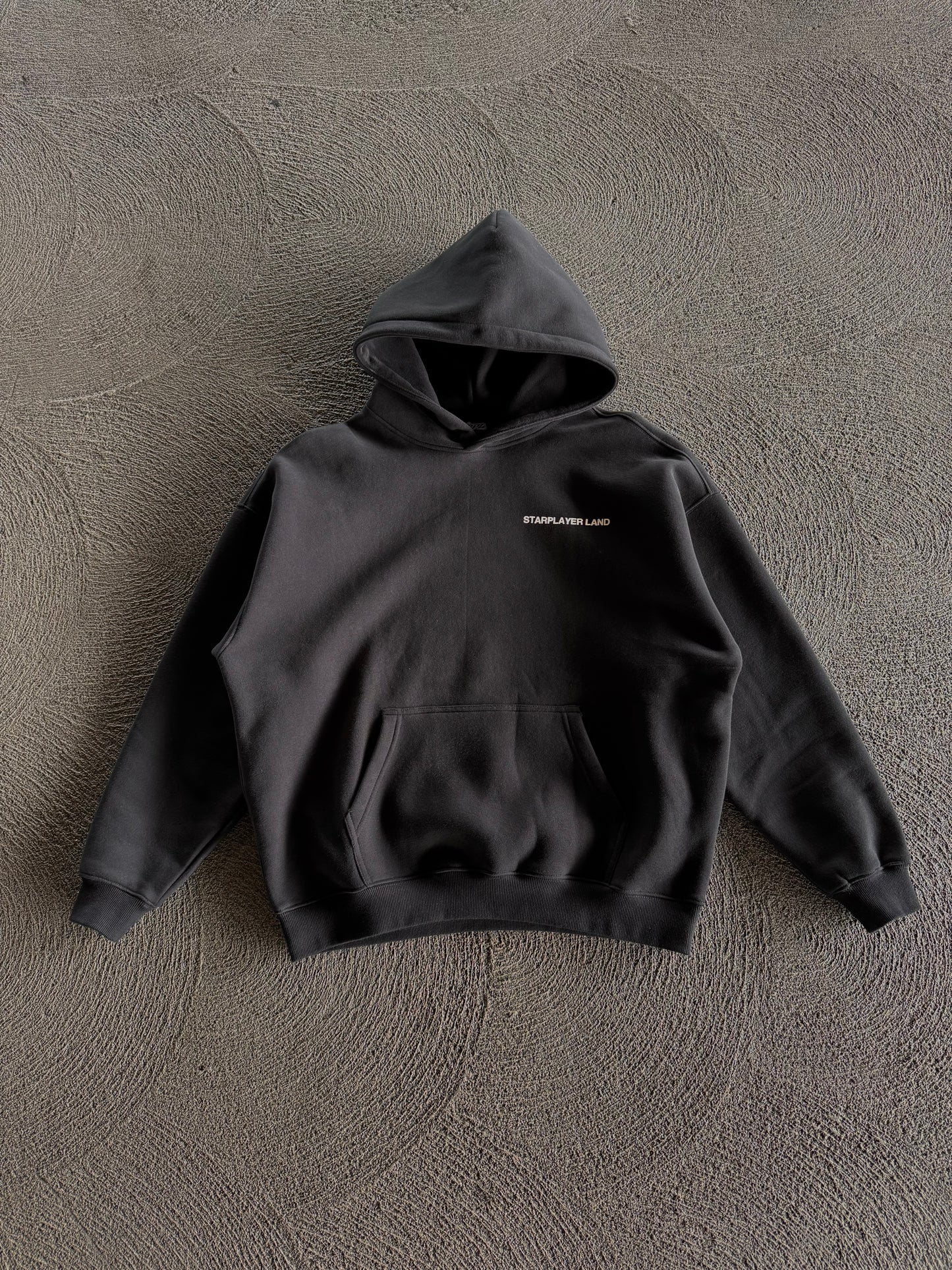 ORIGINAL BLACK LOOSE PULLOVER HOODIE