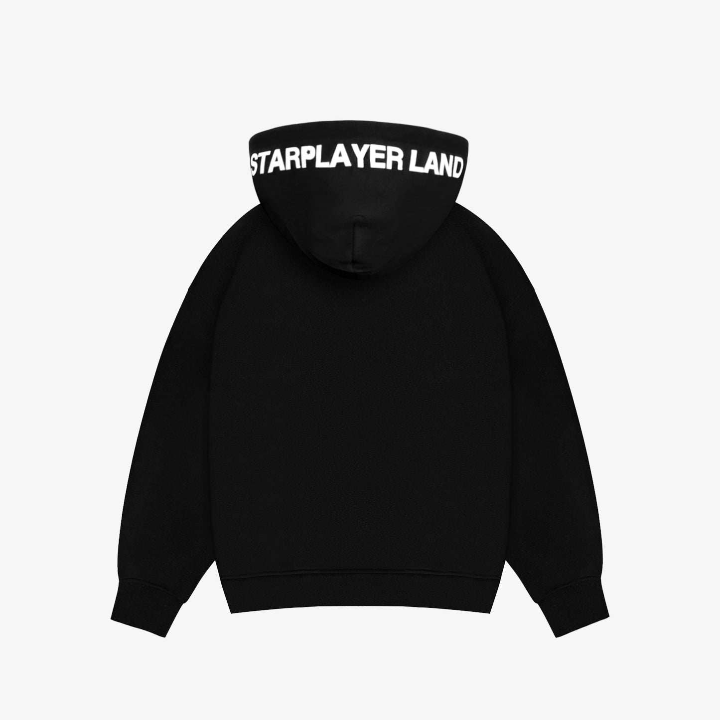 ORIGINAL BLACK LOOSE ZIP-UP HOODIE